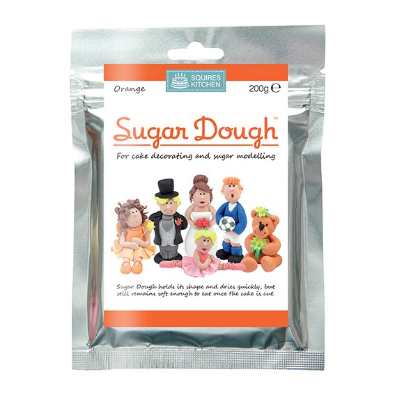 Squires Kitchen 200g Orange Sugar Dough
